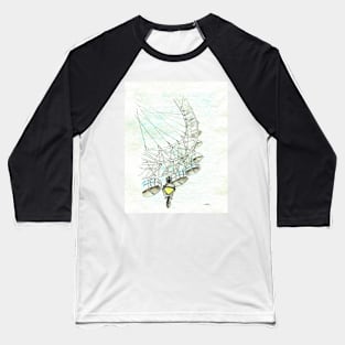 London Eye Watercolor Baseball T-Shirt